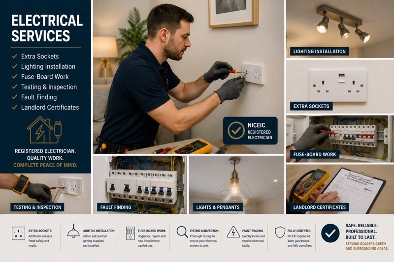 Electrical Services in North London — Handyman North London