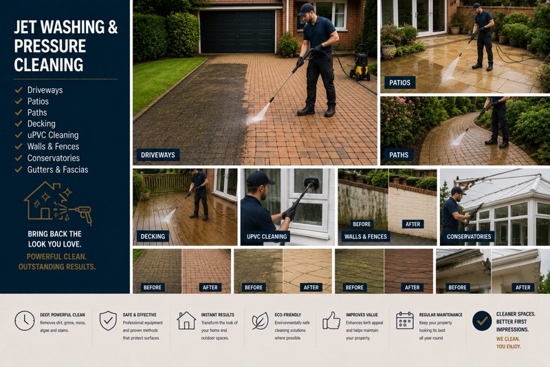 Jet Washing in North London — Handyman North London