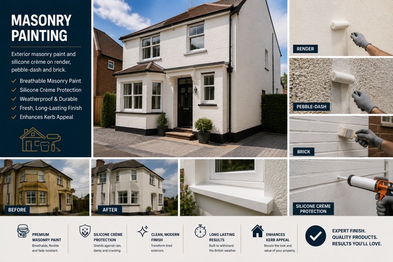 Masonry Painting in North London — Handyman North London